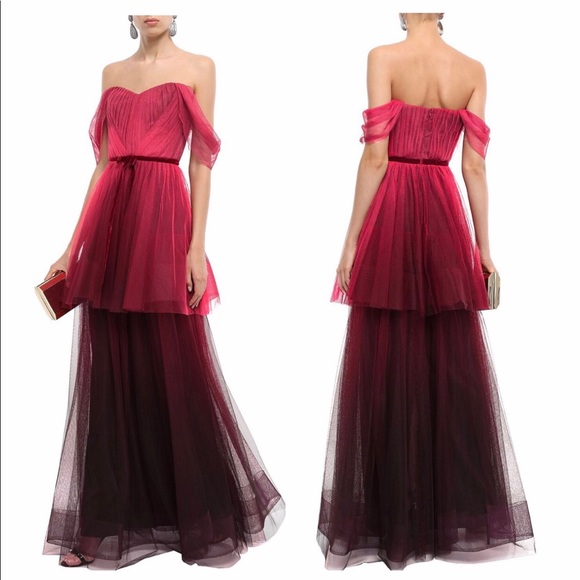 Marchesa Dresses & Skirts - Marchesa Notte Ombré Gown Size 4US